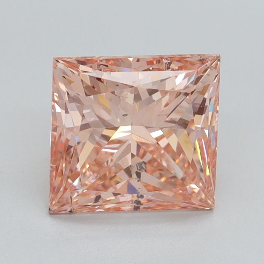 Loose Diamond - PRINCESS 2.4ct Fancy Intense Pink SI2: Loose Diamond - PRINCESS 2.4ct Fancy Intense Pink SI2 Source: This is a real non-mined Diamond that has been grown in a lab Shape: PRINCESS Carats: 2.4 Color: Fancy Intense Pink Certification: IGI Vid