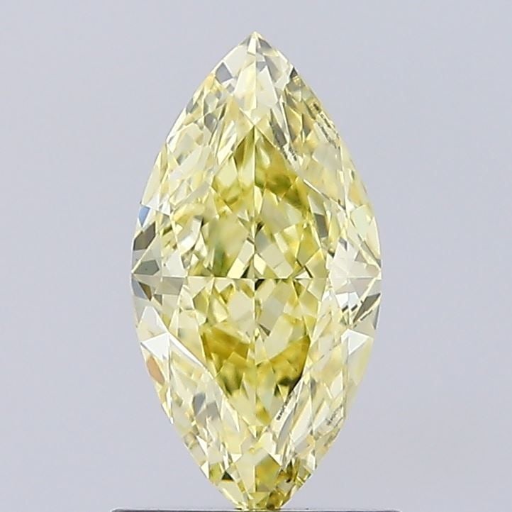 Loose Diamond - MARQUISE 0.94ct Fancy Yellow VS1: Loose Diamond - MARQUISE 0.94ct Fancy Yellow VS1 Source: This is a real non-mined Diamond that has been grown in a lab Shape: MARQUISE Carats: 0.94 Color: Fancy Yellow Certification: IGI Video:
