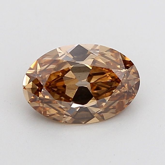 Loose Diamond - OVAL 1.17ct Fancy Light Brown SI1: Loose Diamond - OVAL 1.17ct Fancy Light Brown SI1 Source: This is a real non-mined Diamond that has been grown in a lab Shape: OVAL Carats: 1.17 Color: Fancy Light Brown Certification: IGI Video: