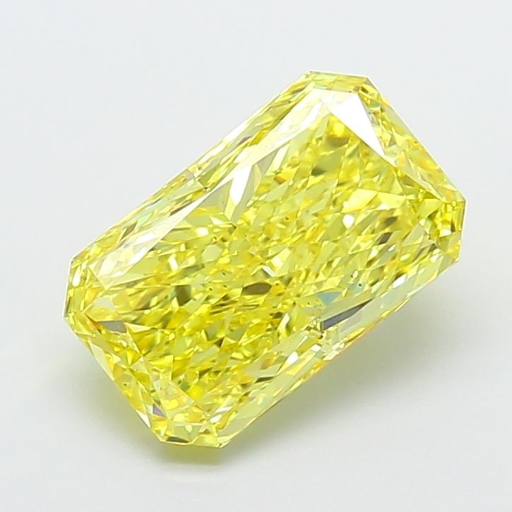 Loose Diamond - RADIANT 4.02ct Fancy Vivid Yellow VS2: Loose Diamond - RADIANT 4.02ct Fancy Vivid Yellow VS2 Source: This is a real non-mined Diamond that has been grown in a lab Shape: RADIANT Carats: 4.02 Color: Fancy Vivid Yellow Certification: IGI Vid
