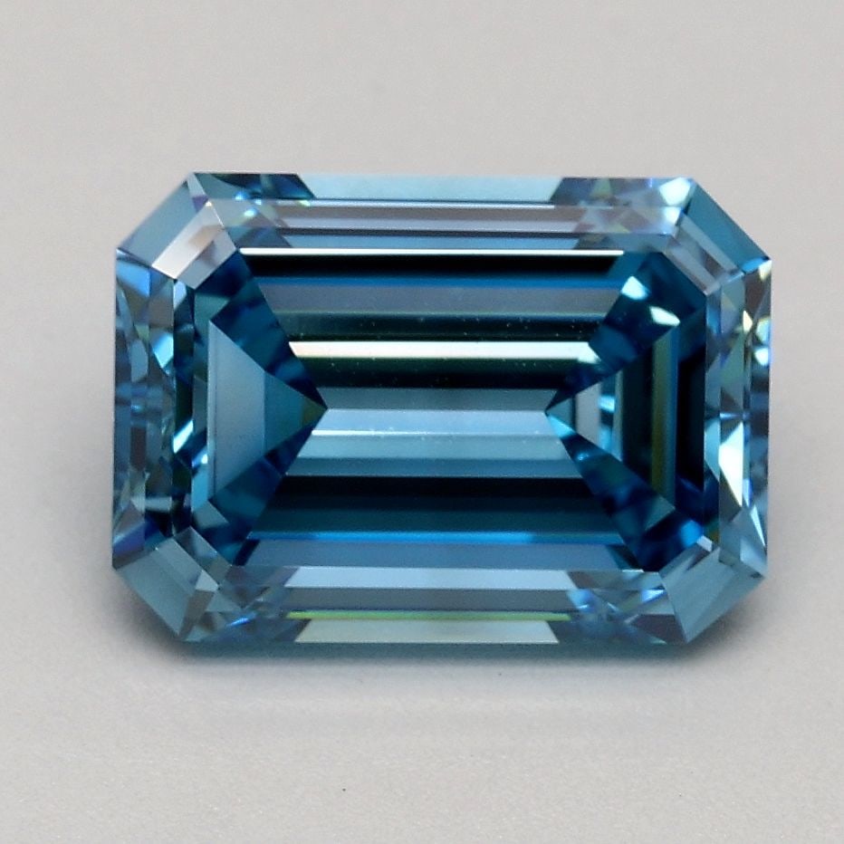 Loose Diamond - EMERALD 1.99ct Fancy Deep Blue VS1: Loose Diamond - EMERALD 1.99ct Fancy Deep Blue VS1 Source: This is a real non-mined Diamond that has been grown in a lab Shape: EMERALD Carats: 1.99 Color: Fancy Deep Blue Certification: IGI Video: