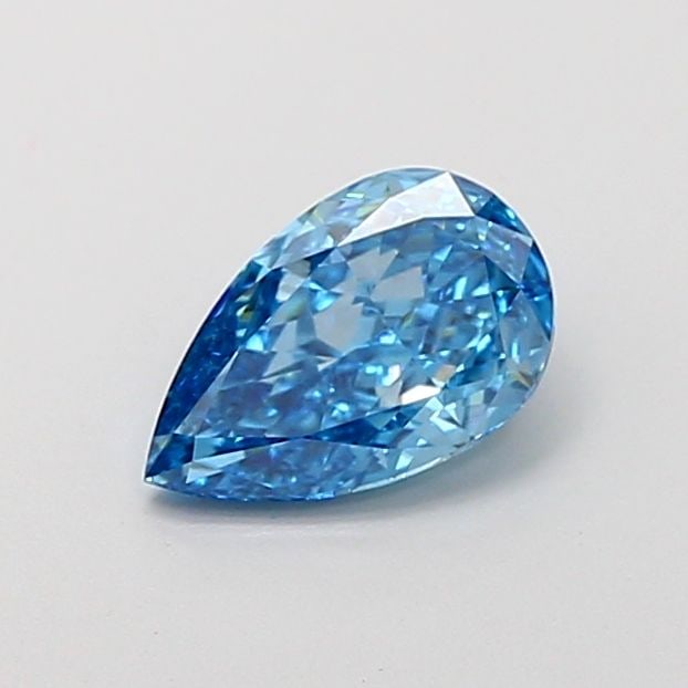 Loose Diamond - PEAR 1.02ct Fancy Vivid Blue VS1: Loose Diamond - PEAR 1.02ct Fancy Vivid Blue VS1 Source: This is a real non-mined Diamond that has been grown in a lab Shape: PEAR Carats: 1.02 Color: Fancy Vivid Blue Certification: IGI Video: