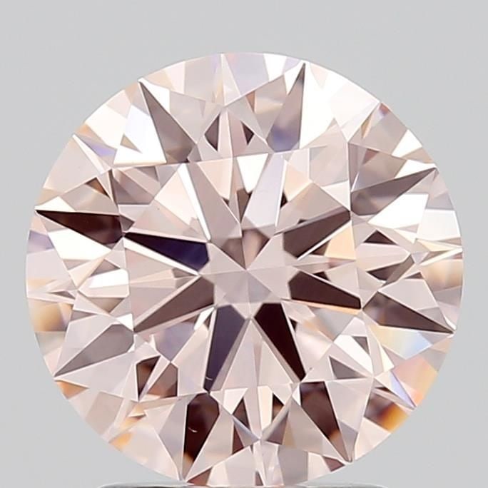 Ideal Loose Diamond - ROUND 2.04ct Fancy Pink VS1: Ideal Loose Diamond - ROUND 2.04ct Fancy Pink VS1 Source: This is a real non-mined Diamond that has been grown in a lab Shape: ROUND Carats: 2.04 Color: Fancy Pink Certification: IGI Video: Video