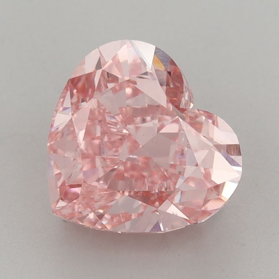 Loose Diamond - HEART 3.68ct Fancy Vivid Pink VS1: Loose Diamond - HEART 3.68ct Fancy Vivid Pink VS1 Source: This is a real non-mined Diamond that has been grown in a lab Shape: HEART Carats: 3.68 Color: Fancy Vivid Pink Certification: IGI Video: