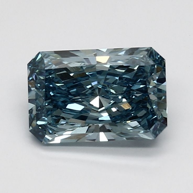 Loose Diamond - RADIANT 2.06ct Fancy Vivid Blue VS1: Loose Diamond - RADIANT 2.06ct Fancy Vivid Blue VS1 Source: This is a real non-mined Diamond that has been grown in a lab Shape: RADIANT Carats: 2.06 Color: Fancy Vivid Blue Certification: IGI Video: