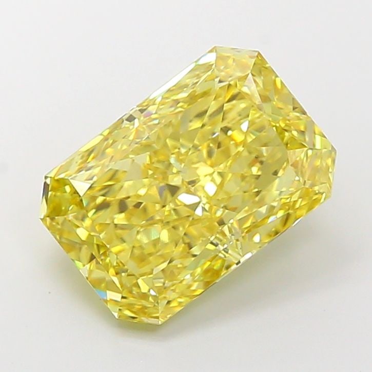 Loose Diamond - RADIANT 6.57ct Fancy Vivid Yellow VS1: Loose Diamond - RADIANT 6.57ct Fancy Vivid Yellow VS1 Source: This is a real non-mined Diamond that has been grown in a lab Shape: RADIANT Carats: 6.57 Color: Fancy Vivid Yellow Certification: IGI Vid