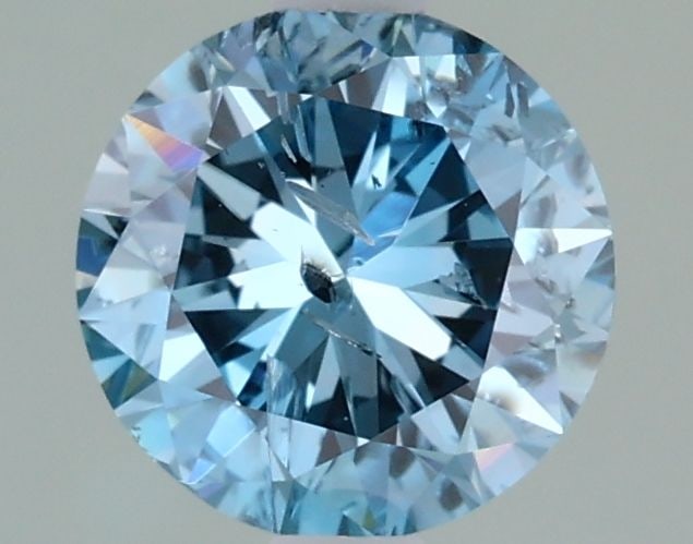 Loose Diamond - ROUND 1.01ct Fancy Intense Greenish Blue I1: Loose Diamond - ROUND 1.01ct Fancy Intense Greenish Blue I1 Source: This is a real non-mined Diamond that has been grown in a lab Shape: ROUND Carats: 1.01 Color: Fancy Intense Greenish Blue Certifica