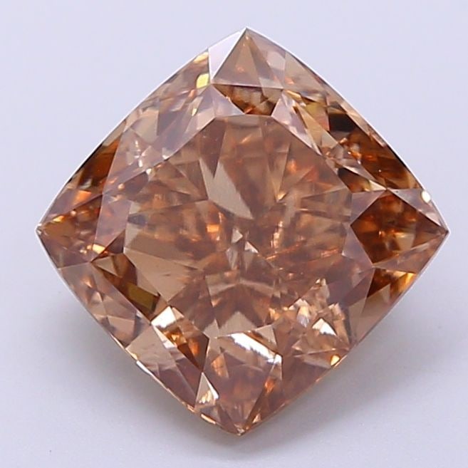 Loose Diamond - CUSHION MODIFIED 3.33ct Fancy Brown VS1: Loose Diamond - CUSHION MODIFIED 3.33ct Fancy Brown VS1 Source: This is a real non-mined Diamond that has been grown in a lab Shape: CUSHION MODIFIED Carats: 3.33 Color: Fancy Brown Certification: IGI