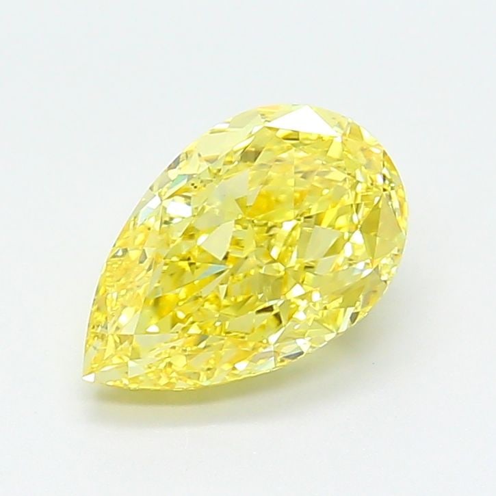 Loose Diamond - PEAR 3.04ct Fancy Intense Yellow VVS2: Loose Diamond - PEAR 3.04ct Fancy Intense Yellow VVS2 Source: This is a real non-mined Diamond that has been grown in a lab Shape: PEAR Carats: 3.04 Color: Fancy Intense Yellow Certification: IGI