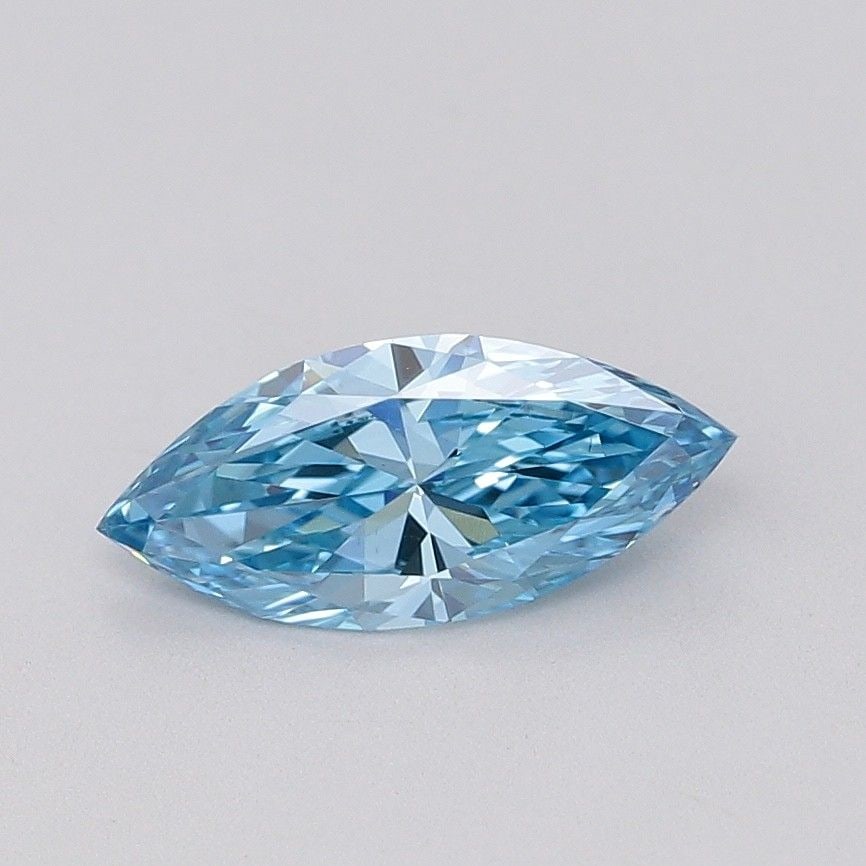 Loose Diamond - MARQUISE 1.01ct Fancy Vivid Blue VS1: Loose Diamond - MARQUISE 1.01ct Fancy Vivid Blue VS1 Source: This is a real non-mined Diamond that has been grown in a lab Shape: MARQUISE Carats: 1.01 Color: Fancy Vivid Blue Certification: IGI Video
