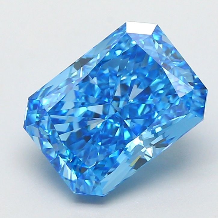 Loose Diamond - RADIANT 3.05ct Fancy Vivid Blue VS2: Loose Diamond - RADIANT 3.05ct Fancy Vivid Blue VS2 Source: This is a real non-mined Diamond that has been grown in a lab Shape: RADIANT Carats: 3.05 Color: Fancy Vivid Blue Certification: IGI Video: