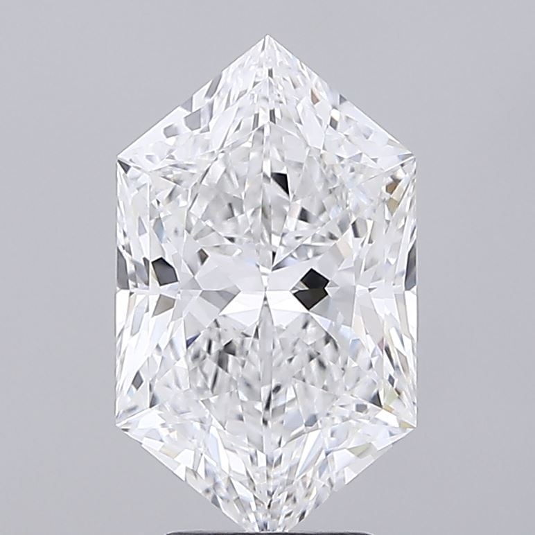 Loose Diamond - HEXAGONAL 3.69ct D VVS2: Loose Diamond - HEXAGONAL 3.69ct D VVS2 Source: This is a real non-mined Diamond that has been grown in a lab Shape: HEXAGONAL Carats: 3.69 Color: D Clarity: VVS2 Certification: IGI Video: