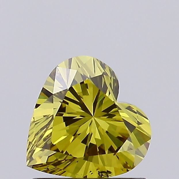 Loose Diamond - HEART 0.73ct Fancy Deep Yellow VS2: Loose Diamond - HEART 0.73ct Fancy Deep Yellow VS2 Source: This is a real non-mined Diamond that has been grown in a lab Shape: HEART Carats: 0.73 Color: Fancy Deep Yellow Certification: IGI Video: