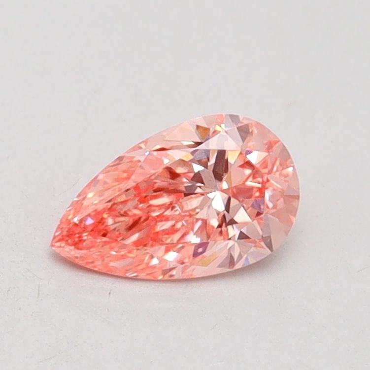 Loose Diamond - PEAR 0.51ct Fancy Vivid Pink SI1: Loose Diamond - PEAR 0.51ct Fancy Vivid Pink SI1 Source: This is a real non-mined Diamond that has been grown in a lab Shape: PEAR Carats: 0.51 Color: Fancy Vivid Pink Certification: IGI Video: Video