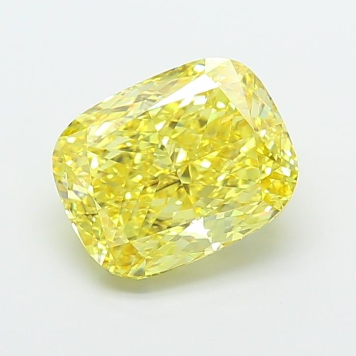 Loose Diamond - CUSHION MODIFIED 5.03ct Fancy Intense Yellow VS2: Loose Diamond - CUSHION MODIFIED 5.03ct Fancy Intense Yellow VS2 Source: This is a real non-mined Diamond that has been grown in a lab Shape: CUSHION MODIFIED Carats: 5.03 Color: Fancy Intense Yellow