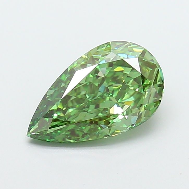 Loose Diamond - PEAR 2.08ct Fancy Vivid Green VS1: Loose Diamond - PEAR 2.08ct Fancy Vivid Green VS1 Source: This is a real non-mined Diamond that has been grown in a lab Shape: PEAR Carats: 2.08 Color: Fancy Vivid Green Certification: IGI Video: