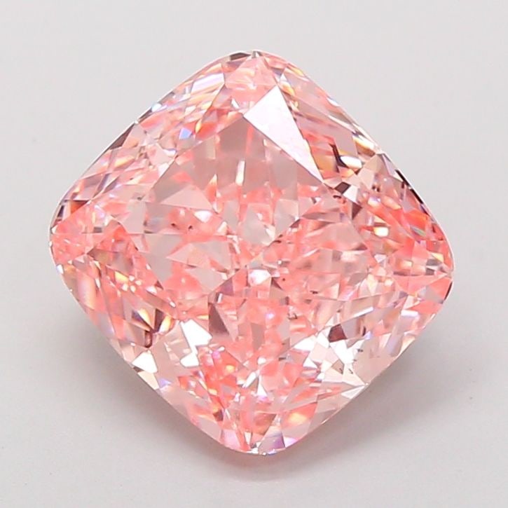 Loose Diamond - CUSHION MODIFIED 5.11ct Fancy Vivid Pink VS2: Loose Diamond - CUSHION MODIFIED 5.11ct Fancy Vivid Pink VS2 Source: This is a real non-mined Diamond that has been grown in a lab Shape: CUSHION MODIFIED Carats: 5.11 Color: Fancy Vivid Pink Certific