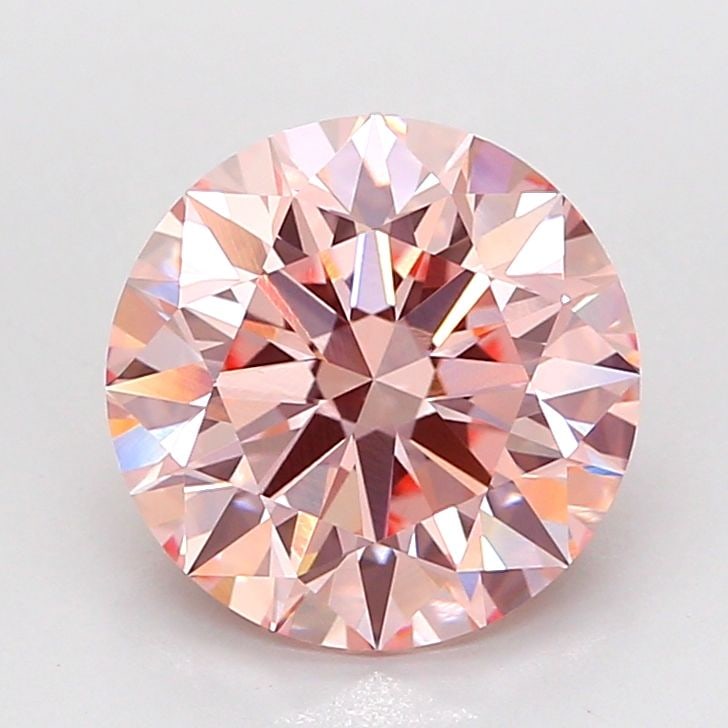 Ideal Loose Diamond - ROUND 3.08ct Fancy Intense Pink VVS2: Ideal Loose Diamond - ROUND 3.08ct Fancy Intense Pink VVS2 Source: This is a real non-mined Diamond that has been grown in a lab Shape: ROUND Carats: 3.08 Color: Fancy Intense Pink Certification: IGI