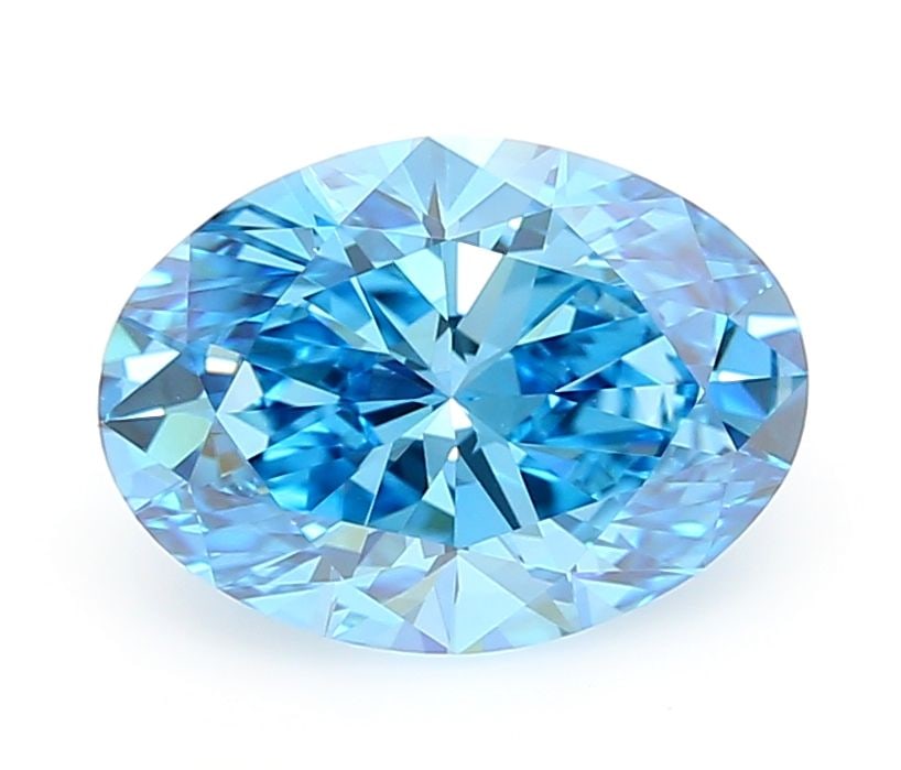 Loose Diamond - OVAL 2.13ct Fancy Vivid Blue VS1: Loose Diamond - OVAL 2.13ct Fancy Vivid Blue VS1 Source: This is a real non-mined Diamond that has been grown in a lab Shape: OVAL Carats: 2.13 Color: Fancy Vivid Blue Certification: IGI Video: Video