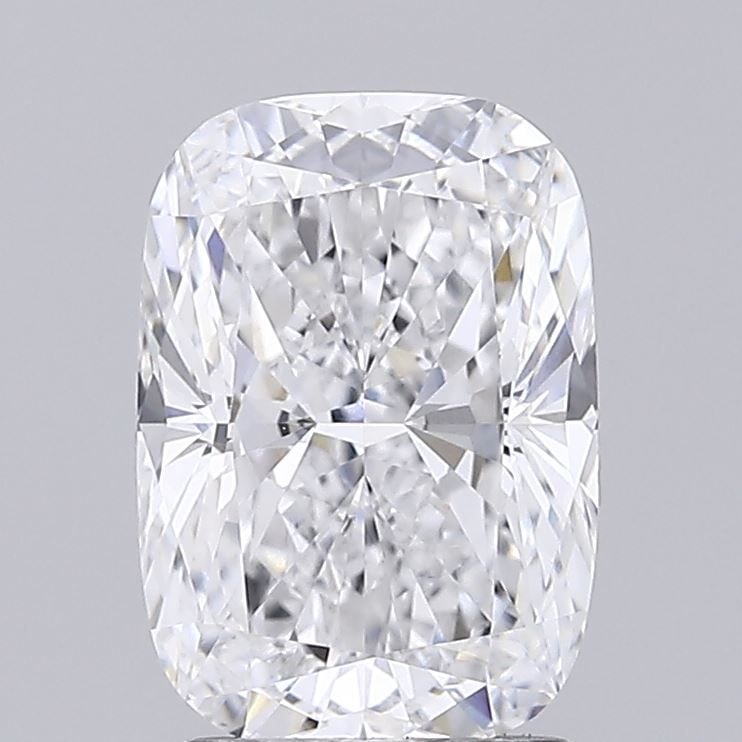 Loose Diamond - CUSHION MODIFIED 2.1ct D VVS2: Loose Diamond - CUSHION MODIFIED 2.1ct D VVS2 Source: This is a real non-mined Diamond that has been grown in a lab Shape: CUSHION MODIFIED Carats: 2.1 Color: D Clarity: VVS2 Certification: IGI Video: