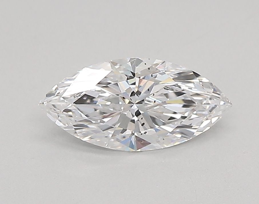 Loose Diamond - MARQUISE 0.58ct D SI1: Loose Diamond - MARQUISE 0.58ct D SI1 Source: This is a real non-mined Diamond that has been grown in a lab Shape: MARQUISE Carats: 0.58 Color: D Clarity: SI1 Certification: IGI Video: