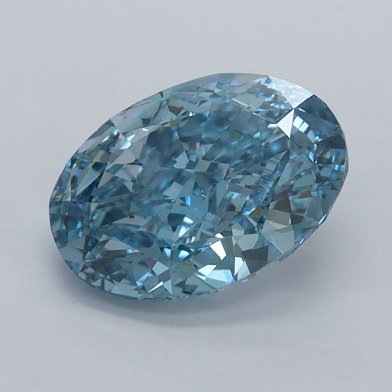 Loose Diamond - OVAL 1.5ct Fancy Vivid Blue VVS2: Loose Diamond - OVAL 1.5ct Fancy Vivid Blue VVS2 Source: This is a real non-mined Diamond that has been grown in a lab Shape: OVAL Carats: 1.5 Color: Fancy Vivid Blue Certification: IGI Video: