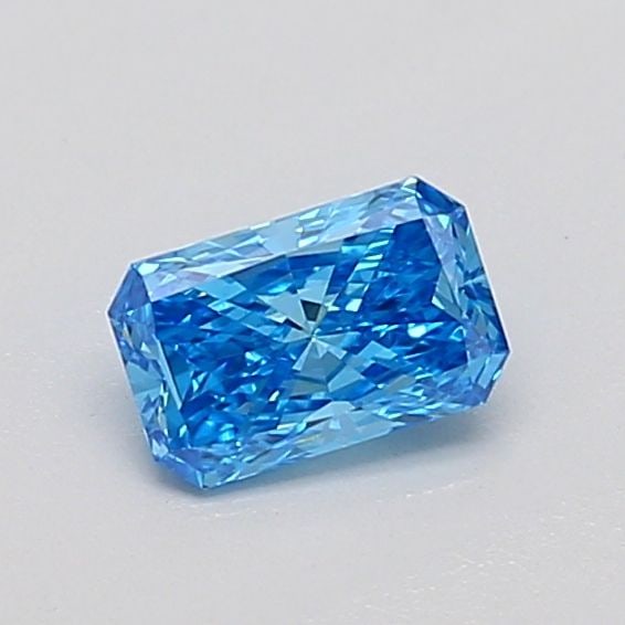 Loose Diamond - RADIANT 0.37ct Fancy Vivid Blue VVS2: Loose Diamond - RADIANT 0.37ct Fancy Vivid Blue VVS2 Source: This is a real non-mined Diamond that has been grown in a lab Shape: RADIANT Carats: 0.37 Color: Fancy Vivid Blue Certification: IGI