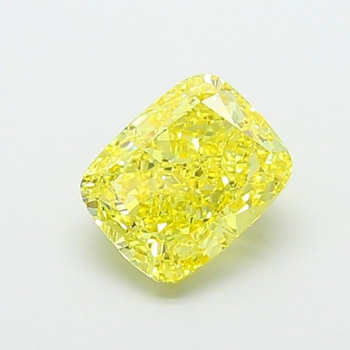 Loose Diamond - CUSHION MODIFIED 3.59ct Fancy Vivid Yellow VS1: Loose Diamond - CUSHION MODIFIED 3.59ct Fancy Vivid Yellow VS1 Source: This is a real non-mined Diamond that has been grown in a lab Shape: CUSHION MODIFIED Carats: 3.59 Color: Fancy Vivid Yellow Cert
