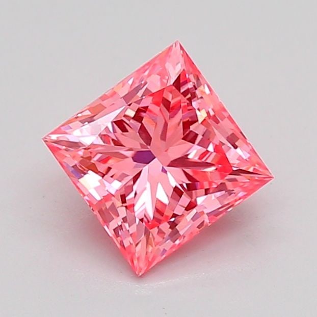 Loose Diamond - PRINCESS 1.1ct Fancy Vivid Pink VVS2: Loose Diamond - PRINCESS 1.1ct Fancy Vivid Pink VVS2 Source: This is a real non-mined Diamond that has been grown in a lab Shape: PRINCESS Carats: 1.1 Color: Fancy Vivid Pink Certification: IGI