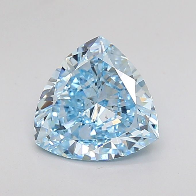 Loose Diamond - TRIANGULAR 1.01ct Fancy Intense Blue VS2: Loose Diamond - TRIANGULAR 1.01ct Fancy Intense Blue VS2 Source: This is a real non-mined Diamond that has been grown in a lab Shape: TRIANGULAR Carats: 1.01 Color: Fancy Intense Blue Certification: I