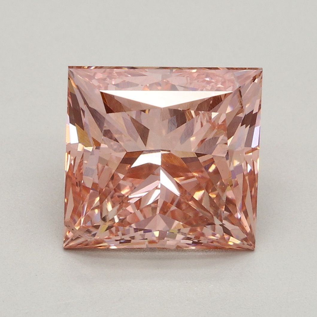 Loose Diamond - PRINCESS 3.06ct Fancy Intense Pink SI1: Loose Diamond - PRINCESS 3.06ct Fancy Intense Pink SI1 Source: This is a real non-mined Diamond that has been grown in a lab Shape: PRINCESS Carats: 3.06 Color: Fancy Intense Pink Certification: IGI V