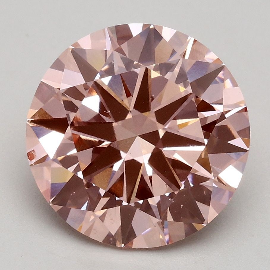 Loose Diamond - ROUND 2.7ct Fancy Intense Pink VS2: Loose Diamond - ROUND 2.7ct Fancy Intense Pink VS2 Source: This is a real non-mined Diamond that has been grown in a lab Shape: ROUND Carats: 2.7 Color: Fancy Intense Pink Certification: IGI Video: