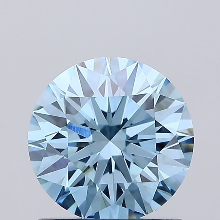 Ideal Loose Diamond - ROUND 1.05ct Fancy Vivid Blue VS1: Ideal Loose Diamond - ROUND 1.05ct Fancy Vivid Blue VS1 Source: This is a real non-mined Diamond that has been grown in a lab Shape: ROUND Carats: 1.05 Color: Fancy Vivid Blue Certification: IGI