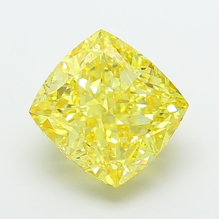 Loose Diamond - CUSHION MODIFIED 7.01ct Fancy Intense Yellow VS1: Loose Diamond - CUSHION MODIFIED 7.01ct Fancy Intense Yellow VS1 Source: This is a real non-mined Diamond that has been grown in a lab Shape: CUSHION MODIFIED Carats: 7.01 Color: Fancy Intense Yellow 