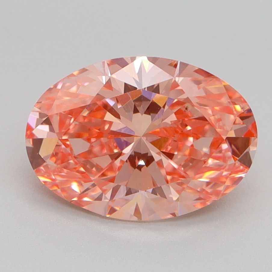 Loose Diamond - OVAL 2.23ct Fancy Vivid Pink VS2: Loose Diamond - OVAL 2.23ct Fancy Vivid Pink VS2 Source: This is a real non-mined Diamond that has been grown in a lab Shape: OVAL Carats: 2.23 Color: Fancy Vivid Pink Certification: IGI Video: