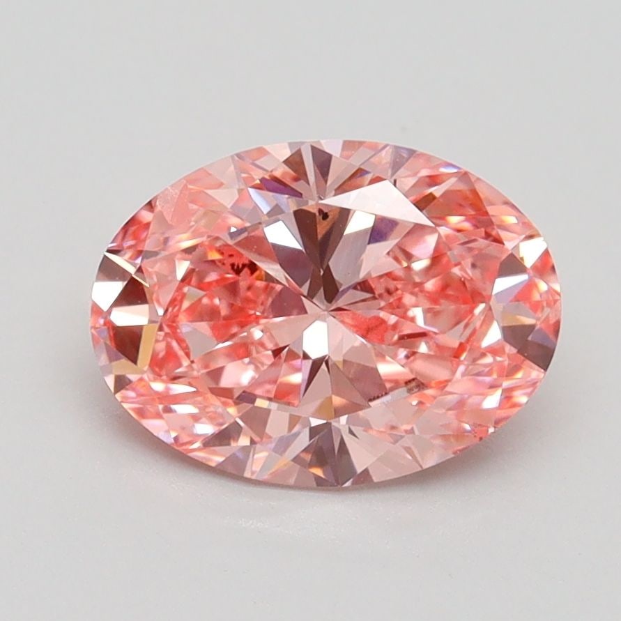 Loose Diamond - OVAL 1.51ct Fancy Vivid Pink SI2: Loose Diamond - OVAL 1.51ct Fancy Vivid Pink SI2 Source: This is a real non-mined Diamond that has been grown in a lab Shape: OVAL Carats: 1.51 Color: Fancy Vivid Pink Certification: IGI Video: