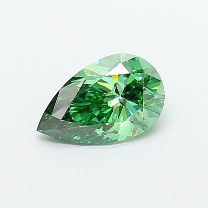 Loose Diamond - PEAR 3.0ct Fancy Vivid Green VS1 (1 of 1)