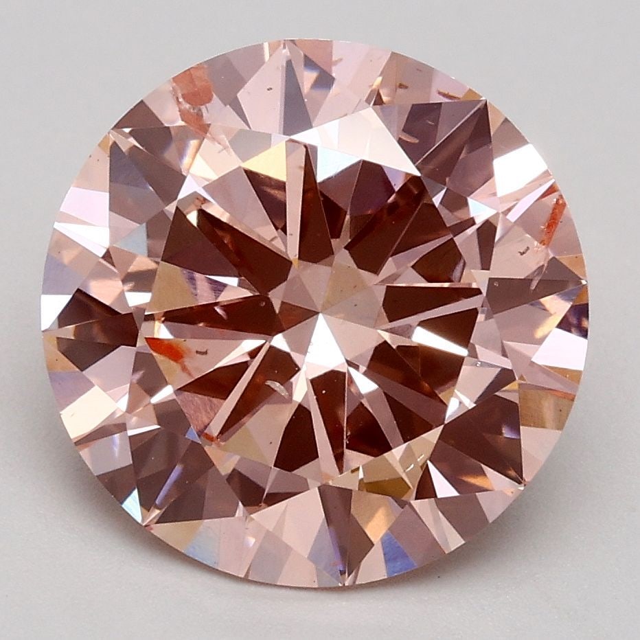Loose Diamond - ROUND 3.0ct Fancy Intense Pink SI2: Loose Diamond - ROUND 3.0ct Fancy Intense Pink SI2 Source: This is a real non-mined Diamond that has been grown in a lab Shape: ROUND Carats: 3.0 Color: Fancy Intense Pink Certification: IGI Video: