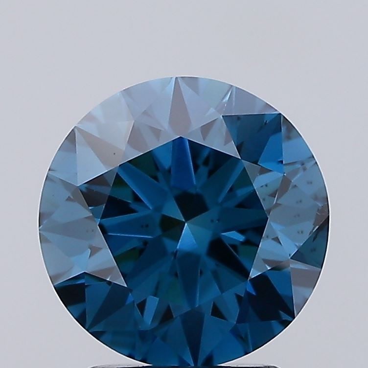 Ideal Loose Diamond - ROUND 2.5ct Fancy Vivid Blue SI1: Ideal Loose Diamond - ROUND 2.5ct Fancy Vivid Blue SI1 Source: This is a real non-mined Diamond that has been grown in a lab Shape: ROUND Carats: 2.5 Color: Fancy Vivid Blue Certification: IGI Video: