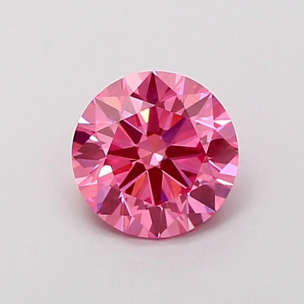 Ideal Loose Diamond - ROUND 1.0ct Fancy Vivid Pink VVS2: Ideal Loose Diamond - ROUND 1.0ct Fancy Vivid Pink VVS2 Source: This is a real non-mined Diamond that has been grown in a lab Shape: ROUND Carats: 1.0 Color: Fancy Vivid Pink Certification: IGI