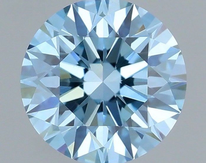 Ideal Loose Diamond - ROUND 0.74ct Fancy Vivid Blue VVS2: Ideal Loose Diamond - ROUND 0.74ct Fancy Vivid Blue VVS2 Source: This is a real non-mined Diamond that has been grown in a lab Shape: ROUND Carats: 0.74 Color: Fancy Vivid Blue Certification: IGI Vide