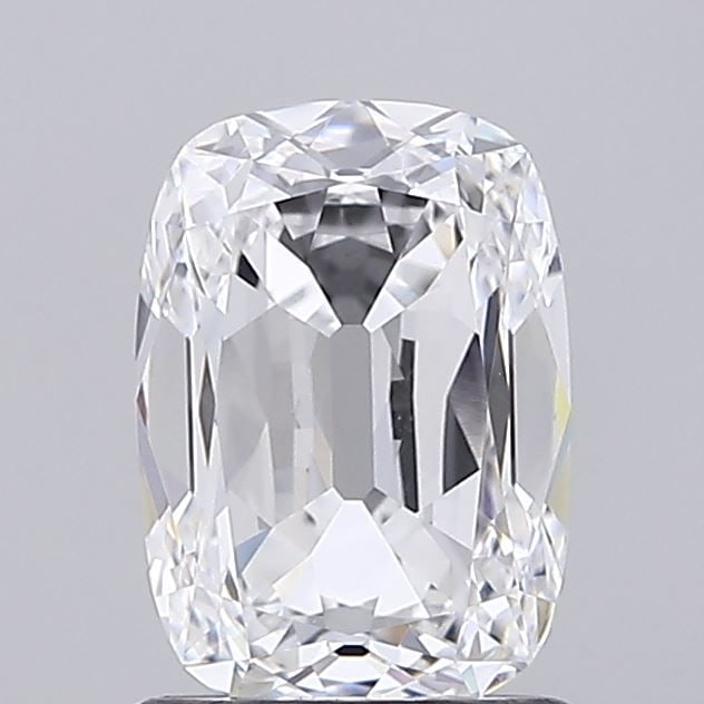 Loose Diamond - CUSHION MODIFIED 1.44ct D VVS2: Loose Diamond - CUSHION MODIFIED 1.44ct D VVS2 Source: This is a real non-mined Diamond that has been grown in a lab Shape: CUSHION MODIFIED Carats: 1.44 Color: D Clarity: VVS2 Certification: IGI Vide