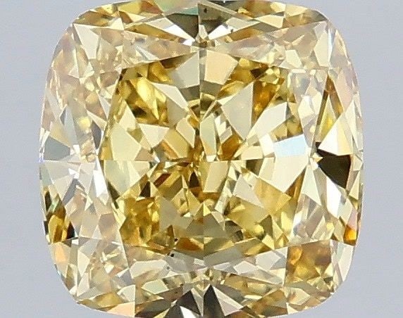 Loose Diamond - CUSHION MODIFIED 3.04ct Fancy Yellow VS2: Loose Diamond - CUSHION MODIFIED 3.04ct Fancy Yellow VS2 Source: This is a real non-mined Diamond that has been grown in a lab Shape: CUSHION MODIFIED Carats: 3.04 Color: Fancy Yellow Certification: I