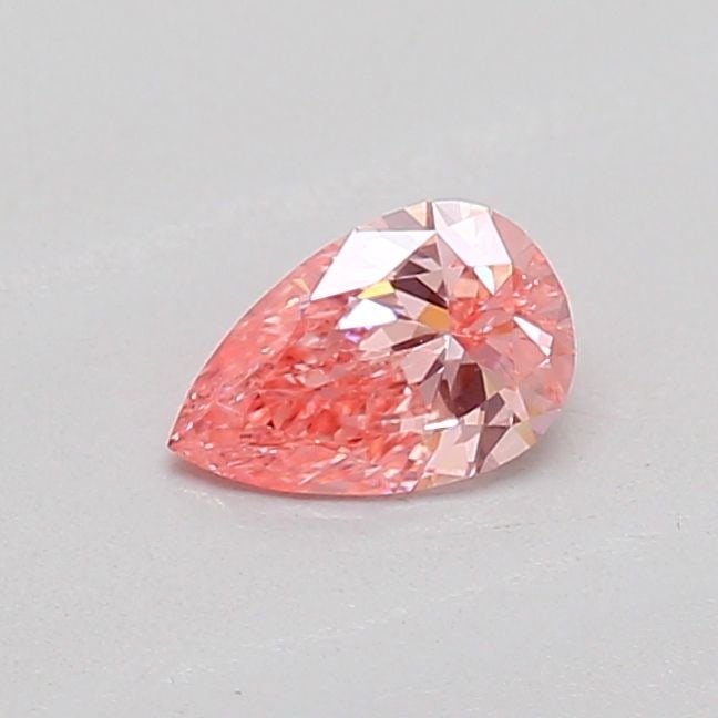 Loose Diamond - PEAR 0.22ct Fancy Vivid Pink VS1: Loose Diamond - PEAR 0.22ct Fancy Vivid Pink VS1 Source: This is a real non-mined Diamond that has been grown in a lab Shape: PEAR Carats: 0.22 Color: Fancy Vivid Pink Certification: IGI Video: