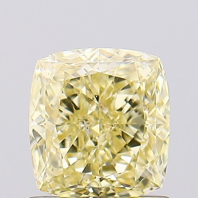 Loose Diamond - CUSHION MODIFIED 1.01ct Fancy Yellow SI1: Loose Diamond - CUSHION MODIFIED 1.01ct Fancy Yellow SI1 Source: This is a real non-mined Diamond that has been grown in a lab Shape: CUSHION MODIFIED Carats: 1.01 Color: Fancy Yellow Certification: I