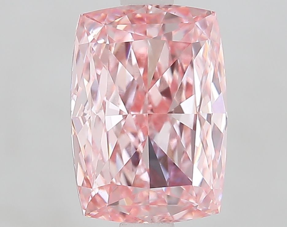 Loose Diamond - CUSHION MODIFIED 2.07ct Fancy Vivid Pink VVS2: Loose Diamond - CUSHION MODIFIED 2.07ct Fancy Vivid Pink VVS2 Source: This is a real non-mined Diamond that has been grown in a lab Shape: CUSHION MODIFIED Carats: 2.07 Color: Fancy Vivid Pink Certifi