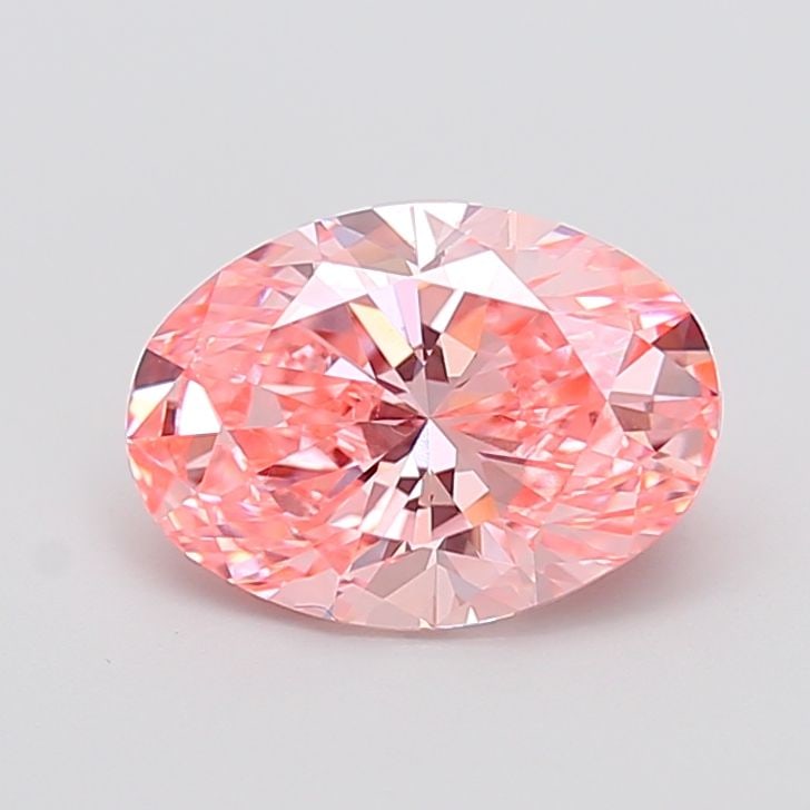 Loose Diamond - OVAL 3.01ct Fancy Vivid Pink VVS2: Loose Diamond - OVAL 3.01ct Fancy Vivid Pink VVS2 Source: This is a real non-mined Diamond that has been grown in a lab Shape: OVAL Carats: 3.01 Color: Fancy Vivid Pink Certification: IGI Video: