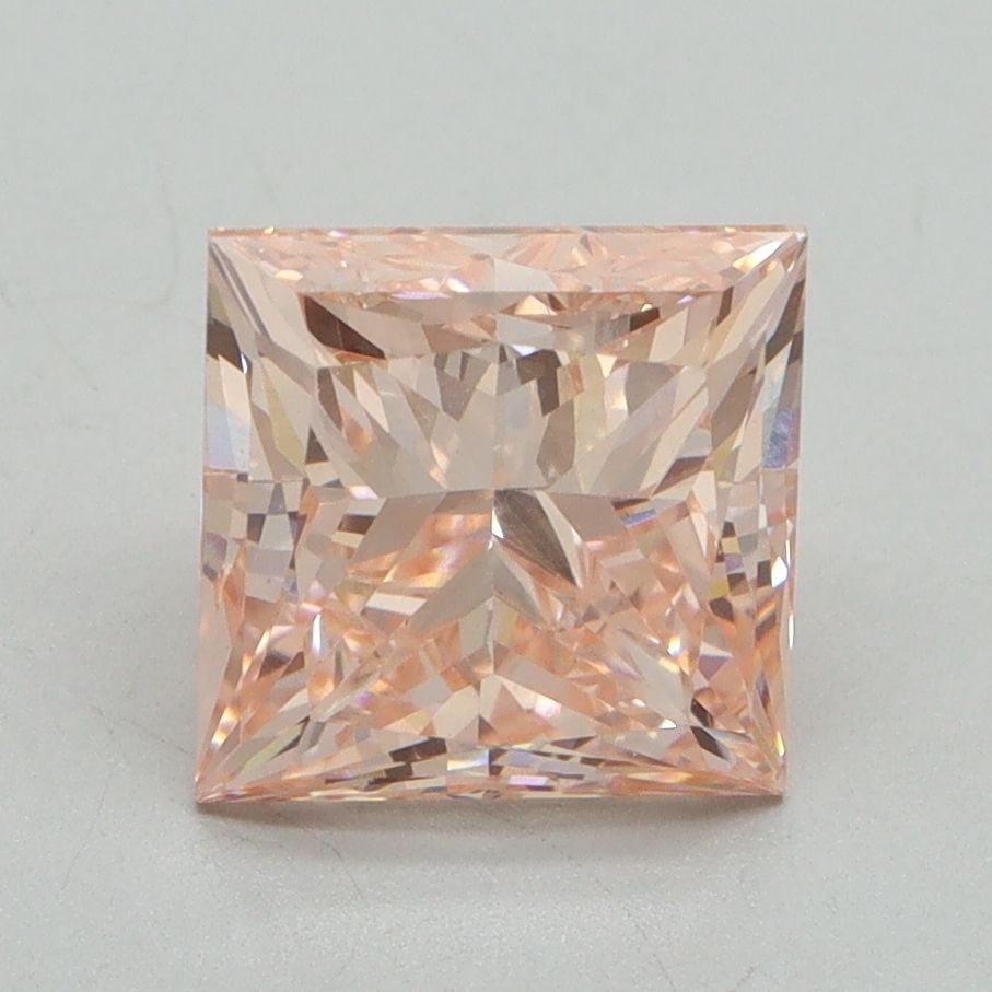 Loose Diamond - PRINCESS 2.72ct Fancy Intense Pink VS1: Loose Diamond - PRINCESS 2.72ct Fancy Intense Pink VS1 Source: This is a real non-mined Diamond that has been grown in a lab Shape: PRINCESS Carats: 2.72 Color: Fancy Intense Pink Certification: IGI V