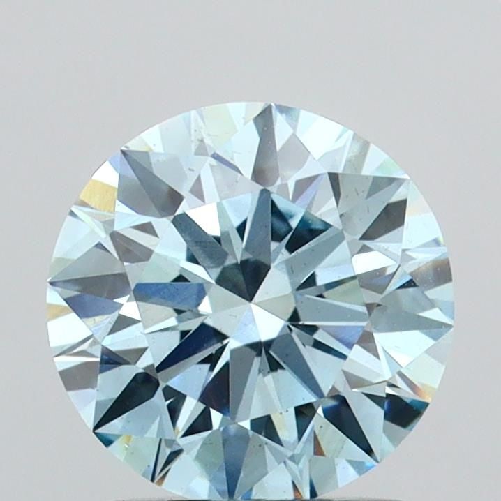 Ideal Loose Diamond - ROUND 1.5ct Fancy Vivid Blue VS2: Ideal Loose Diamond - ROUND 1.5ct Fancy Vivid Blue VS2 Source: This is a real non-mined Diamond that has been grown in a lab Shape: ROUND Carats: 1.5 Color: Fancy Vivid Blue Certification: IGI Video: