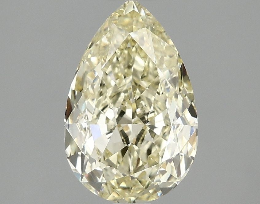 Loose Diamond - PEAR 2.06ct Fancy Intense Yellow VS1: Loose Diamond - PEAR 2.06ct Fancy Intense Yellow VS1 Source: This is a real non-mined Diamond that has been grown in a lab Shape: PEAR Carats: 2.06 Color: Fancy Intense Yellow Certification: IGI Video